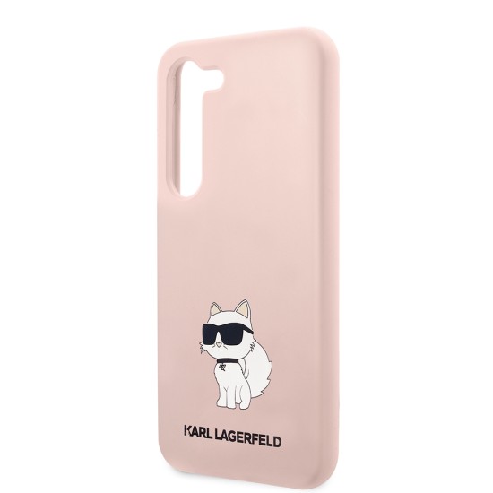 Husa pentru Samsung Galaxy S23 - Karl Lagerfeld Silicone (KLHCS23SSNCHBCP) - Pink Choupette