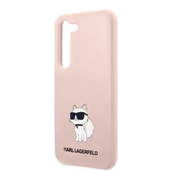 Husa pentru Samsung Galaxy S23 - Karl Lagerfeld Silicone (KLHCS23SSNCHBCP) - Pink Choupette Husa pentru Samsung Galaxy S23 - Karl Lagerfeld Silicone (KLHCS23SSNCHBCP) - Pink Choupette