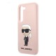 Husa pentru Samsung Galaxy S23 - Karl Lagerfeld Silicone (KLHCS23SSNIKBCP) - Pink Ikonik