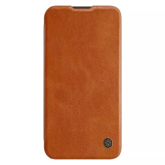 Husa pentru Samsung Galaxy S23 - Nillkin QIN Leather Pro Case - Brown