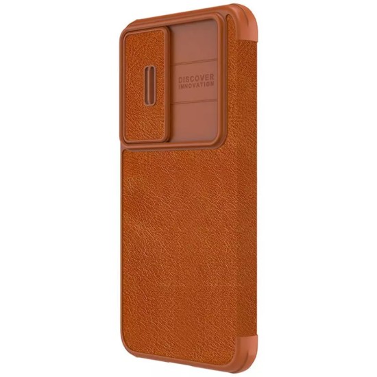 Husa pentru Samsung Galaxy S23 - Nillkin QIN Leather Pro Case - Brown