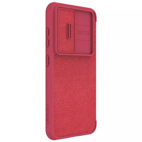 Husa pentru Samsung Galaxy S23 - Nillkin QIN Leather Pro Case - Red