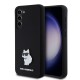 Husa pentru Samsung Galaxy S23 Plus - Karl Lagerfeld Silicone (KLHCS23MSMHCNPK) - Choupette Metal Pin