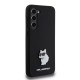 Husa pentru Samsung Galaxy S23 Plus - Karl Lagerfeld Silicone (KLHCS23MSMHCNPK) - Choupette Metal Pin