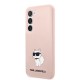 Husa pentru Samsung Galaxy S23 Plus - Karl Lagerfeld Silicone (KLHCS23MSNCHBCP) - Pink Choupette