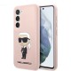 Husa pentru Samsung Galaxy S23 Plus - Karl Lagerfeld Silicone (KLHCS23MSNIKBCP) - Pink Ikonik