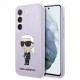 Husa pentru Samsung Galaxy S23 Plus - Karl Lagerfeld Silicone (KLHCS23MSNIKBCU) - Purple Ikonik