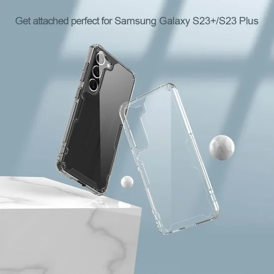 Husa pentru Samsung Galaxy S23 Plus - Nillkin Nature TPU Pro Case - Transparent