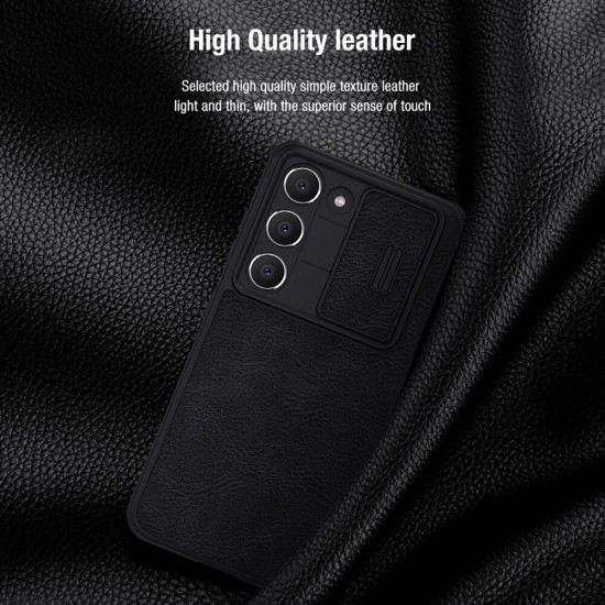 Husa pentru Samsung Galaxy S23 Plus - Nillkin QIN Leather Pro Case - Black