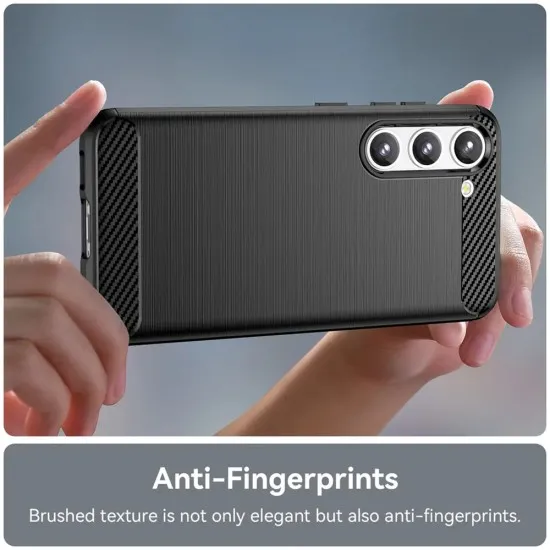 Husa pentru Samsung Galaxy S23 Plus - Techsuit Carbon Silicone - Black Husa pentru Samsung Galaxy S23 Plus - Techsuit Carbon Silicone - Black