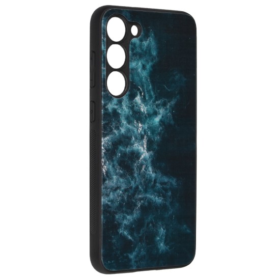 Husa pentru Samsung Galaxy S23 Plus - Techsuit Glaze Series - Blue Nebula