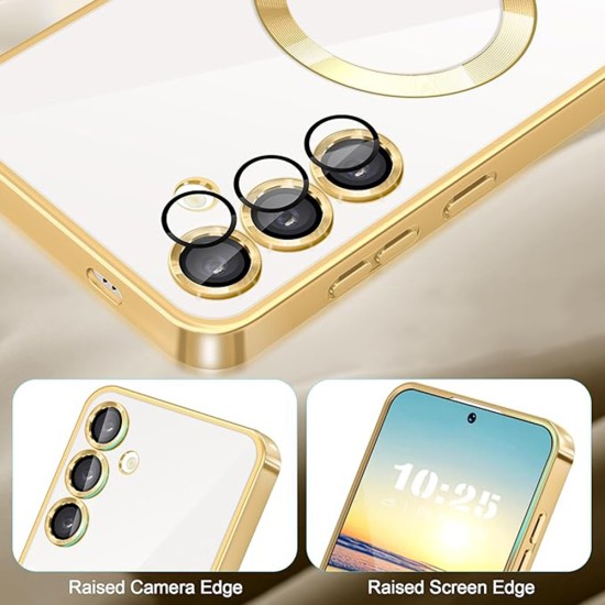 Husa pentru Samsung Galaxy S23 Plus - Techsuit Luxury Crystal MagSafe - Gold