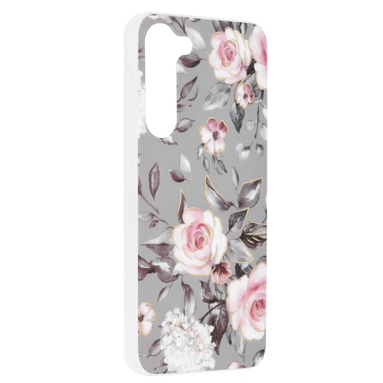 Husa pentru Samsung Galaxy S23 Plus - Techsuit Marble Series - Bloom of Ruth Gray