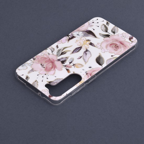 Husa pentru Samsung Galaxy S23 Plus - Techsuit Marble Series - Chloe White