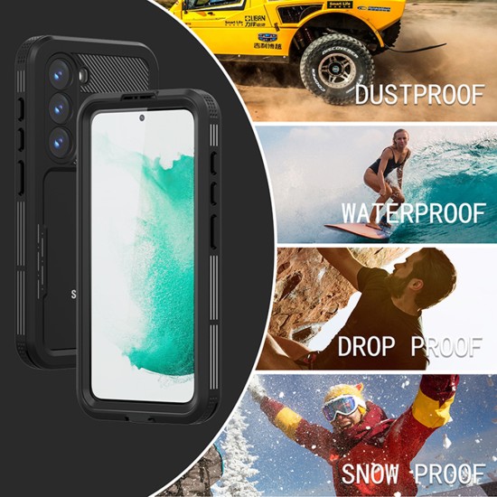 Husa pentru Samsung Galaxy S23 - ShellBox Waterproof IP68 Case - Black