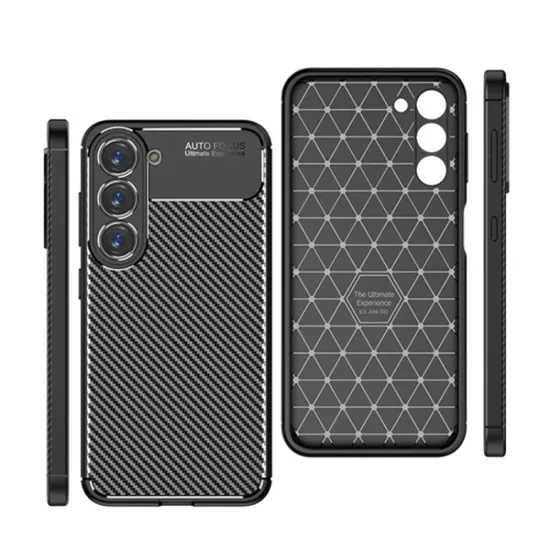 Husa pentru Samsung Galaxy S23 - Techsuit CarbonFiber - Black Husa pentru Samsung Galaxy S23 - Techsuit CarbonFiber - Black