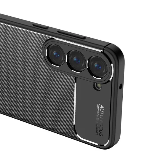 Husa pentru Samsung Galaxy S23 - Techsuit CarbonFiber - Black Husa pentru Samsung Galaxy S23 - Techsuit CarbonFiber - Black