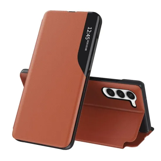 Husa pentru Samsung Galaxy S23 - Techsuit eFold Series - Orange Husa pentru Samsung Galaxy S23 - Techsuit eFold Series - Orange