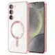 Husa pentru Samsung Galaxy S23 - Techsuit Luxury Crystal MagSafe - Pink Husa pentru Samsung Galaxy S23 - Techsuit Luxury Crystal MagSafe - Pink