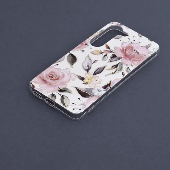 Husa pentru Samsung Galaxy S23 - Techsuit Marble Series - Chloe White Husa pentru Samsung Galaxy S23 - Techsuit Marble Series - Chloe White