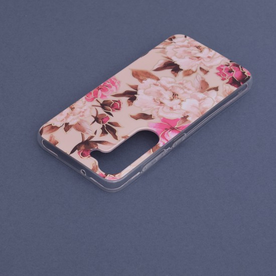 Husa pentru Samsung Galaxy S23 - Techsuit Marble Series - Mary Berry Nude