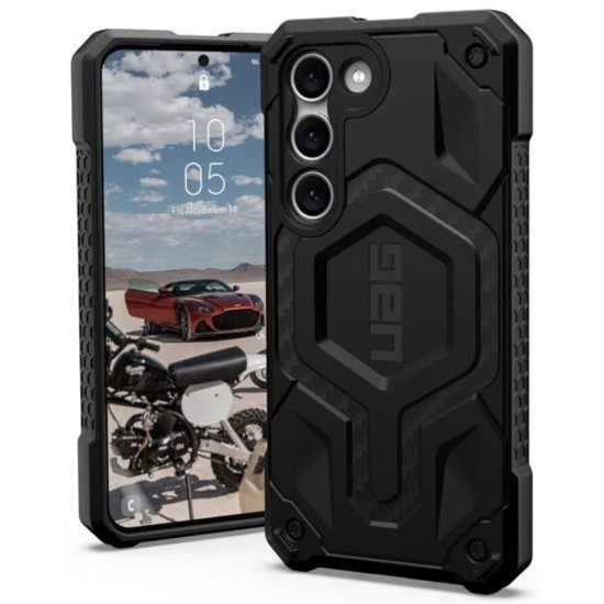 Husa pentru Samsung Galaxy S23 - UAG Monarch Pro - Carbon Fiber