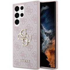 Husa pentru Samsung Galaxy S23 Ultra - Guess Hardcase 4G Big Metal Logo (GUHCS23L4GMGPI) - Pink Husa pentru Samsung Galaxy S23 Ultra - Guess Hardcase 4G Big Metal Logo (GUHCS23L4GMGPI) - Pink