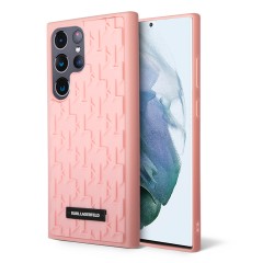 Husa pentru Samsung Galaxy S23 Ultra - Karl Lagerfeld 3D Design (KLHCS23LRUPKLPP) - Pink Monogram Husa pentru Samsung Galaxy S23 Ultra - Karl Lagerfeld 3D Design (KLHCS23LRUPKLPP) - Pink Monogram