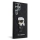 Husa pentru Samsung Galaxy S23 Ultra - Karl Lagerfeld Saffiano (KLHCS23LSAKLHKPK) - Monogram Ikonik