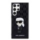 Husa pentru Samsung Galaxy S23 Ultra - Karl Lagerfeld Saffiano (KLHCS23LSAKLHKPK) - Monogram Ikonik