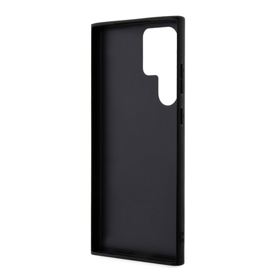 Husa pentru Samsung Galaxy S23 Ultra - Karl Lagerfeld Saffiano (KLHCS23LSAKLHPK) - Mono Metal Logo