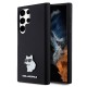 Husa pentru Samsung Galaxy S23 Ultra - Karl Lagerfeld Silicone (KLHCS23LSMHCNPK) - Choupette