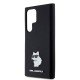 Husa pentru Samsung Galaxy S23 Ultra - Karl Lagerfeld Silicone (KLHCS23LSMHCNPK) - Choupette