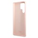 Husa pentru Samsung Galaxy S23 Ultra - Karl Lagerfeld Silicone (KLHCS23LSNIKBCP) - Pink Ikonik