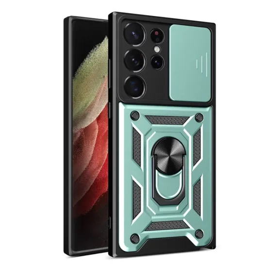 Husa pentru Samsung Galaxy S23 Ultra - Techsuit CamShield Series - Green Husa pentru Samsung Galaxy S23 Ultra - Techsuit CamShield Series - Green