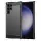 Husa pentru Samsung Galaxy S23 Ultra - Techsuit Carbon Silicone - Black Husa pentru Samsung Galaxy S23 Ultra - Techsuit Carbon Silicone - Black