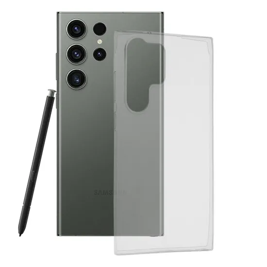 Husa pentru Samsung Galaxy S23 Ultra - Techsuit Clear Silicone - Transparent Husa pentru Samsung Galaxy S23 Ultra - Techsuit Clear Silicone - Transparent