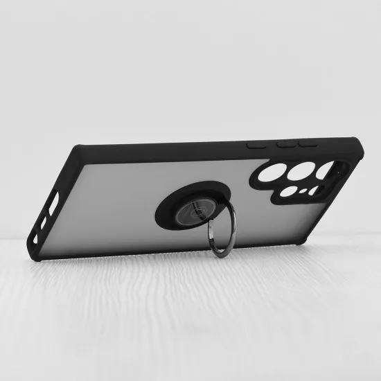 Husa pentru Samsung Galaxy S23 Ultra - Techsuit Glinth - Black Husa pentru Samsung Galaxy S23 Ultra - Techsuit Glinth - Black