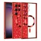 Husa pentru Samsung Galaxy S23 Ultra - Techsuit Luxury Glitter MagSafe - Red Husa pentru Samsung Galaxy S23 Ultra - Techsuit Luxury Glitter MagSafe - Red
