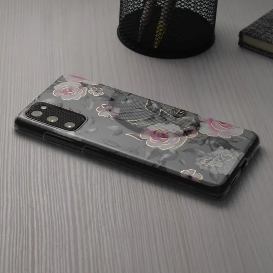 Husa pentru Samsung Galaxy S23 Ultra - Techsuit Marble Series - Bloom of Ruth Gray Husa pentru Samsung Galaxy S23 Ultra - Techsuit Marble Series - Bloom of Ruth Gray