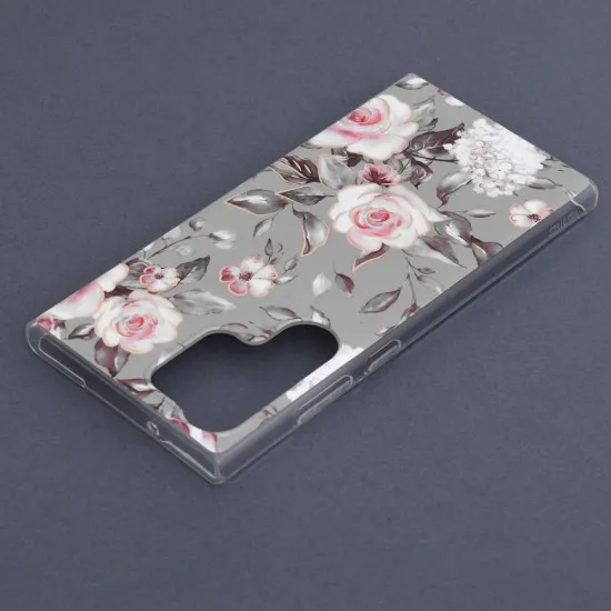 Husa pentru Samsung Galaxy S23 Ultra - Techsuit Marble Series - Bloom of Ruth Gray Husa pentru Samsung Galaxy S23 Ultra - Techsuit Marble Series - Bloom of Ruth Gray