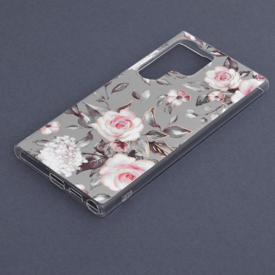 Husa pentru Samsung Galaxy S23 Ultra - Techsuit Marble Series - Bloom of Ruth Gray