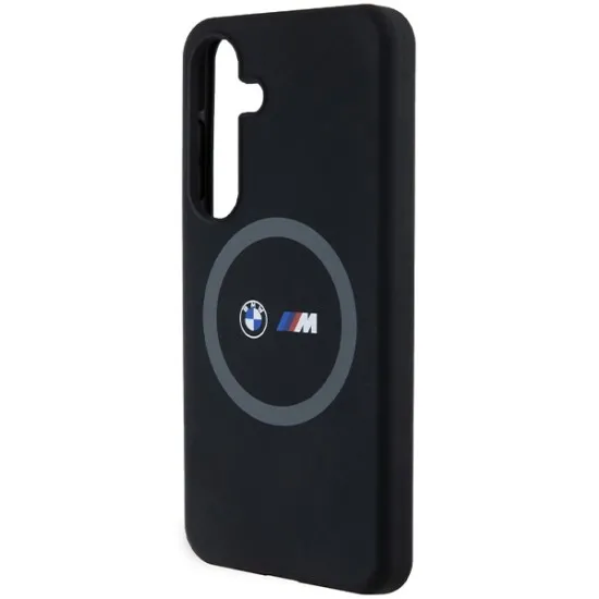 Husa pentru Samsung Galaxy S24 - BMW Hardcase M Silicone Printed Ring MagSafe (BMHMS24S23SROK) - Black Husa pentru Samsung Galaxy S24 - BMW Hardcase M Silicone Printed Ring MagSafe (BMHMS24S23SROK) - Black
