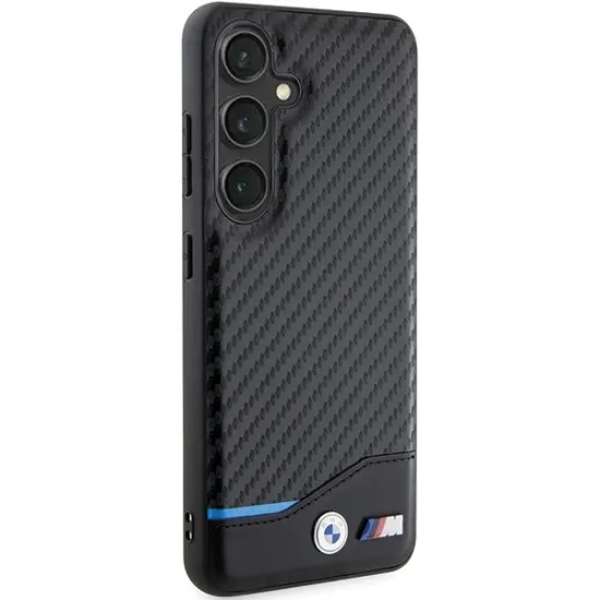 Husa pentru Samsung Galaxy S24 - BMW Leather Carbon (BMHCS24S22NBCK) - Black Husa pentru Samsung Galaxy S24 - BMW Leather Carbon (BMHCS24S22NBCK) - Black