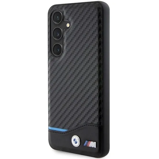 Husa pentru Samsung Galaxy S24 - BMW Leather Carbon (BMHCS24S22NBCK) - Black Husa pentru Samsung Galaxy S24 - BMW Leather Carbon (BMHCS24S22NBCK) - Black