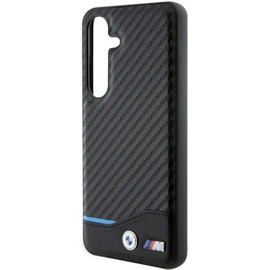 Husa pentru Samsung Galaxy S24 - BMW Leather Carbon (BMHCS24S22NBCK) - Black Husa pentru Samsung Galaxy S24 - BMW Leather Carbon (BMHCS24S22NBCK) - Black