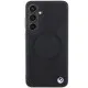 Husa pentru Samsung Galaxy S24 - BMW Signature Leather Half Textured & Circle MagSafe (BMHMS24S23RTPK) - Black Husa pentru Samsung Galaxy S24 - BMW Signature Leather Half Textured & Circle MagSafe (BMHMS24S23RTPK) - Black
