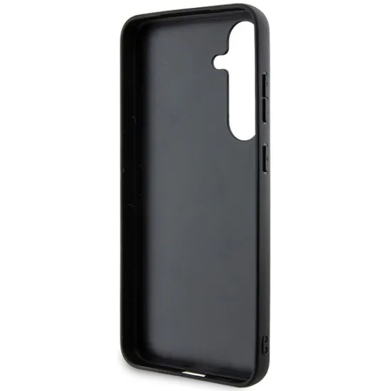 Husa pentru Samsung Galaxy S24 - BMW Signature Leather Half Textured & Circle MagSafe (BMHMS24S23RTPK) - Black Husa pentru Samsung Galaxy S24 - BMW Signature Leather Half Textured & Circle MagSafe (BMHMS24S23RTPK) - Black