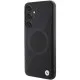Husa pentru Samsung Galaxy S24 - BMW Signature Leather Half Textured & Circle MagSafe (BMHMS24S23RTPK) - Black Husa pentru Samsung Galaxy S24 - BMW Signature Leather Half Textured & Circle MagSafe (BMHMS24S23RTPK) - Black