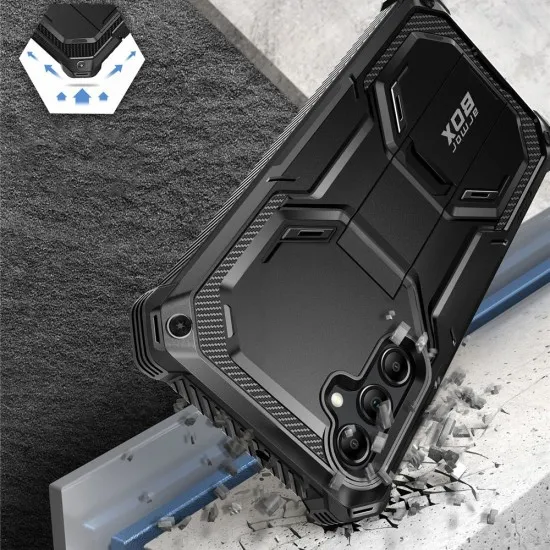Husa pentru Samsung Galaxy S24 FE + Folie - I-Blason Armorbox - Black Husa pentru Samsung Galaxy S24 FE + Folie - I-Blason Armorbox - Black